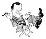 Wayne Wayne Powers Caricature, Daily Variety