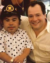 Herve Villechaize and Wayne Powers