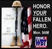 Wayne Powers, Memorial Day, News Talk 1110 WBT, Charlotte