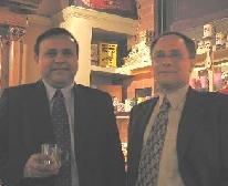 Wayne Powers and Devan Shah at TEA ReX.  2006.