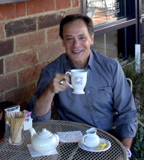 Wayne Powers - Tea Rex Teahouse Patio, Charlotte, NC.