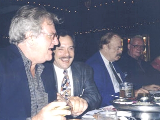 Wayne Powers with Kenneth Mars, Pat McCormick, and Dave Madden.