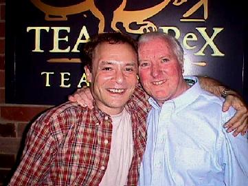 Wayne Powers with William Ashton Taylor at Tea Rex.